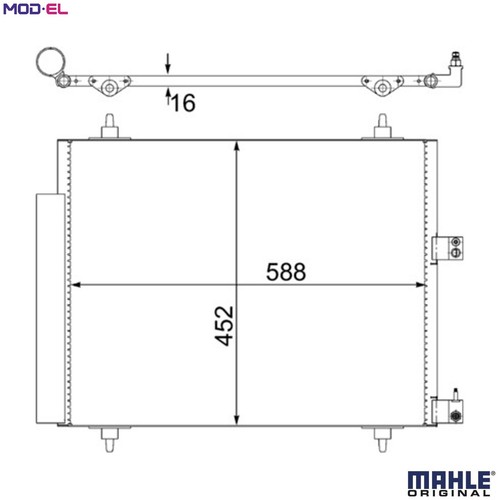 Condenser air conditioning - air,