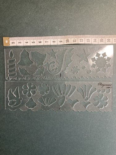 Pergamano stencils luper 7 - stencils, x2