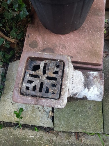 Reclaimed clay drainage trap - clay,