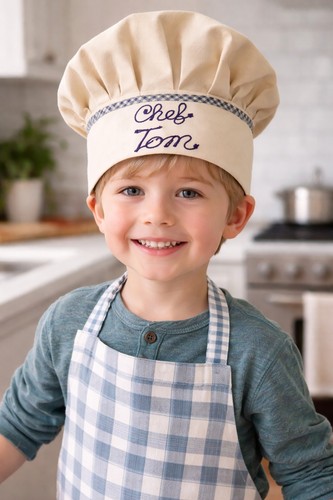 Kids personalised chef hat - personalised,