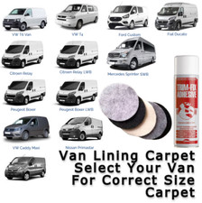 Van Lining Carpet 4 Way Stretch - Select Your Van For Correct Length