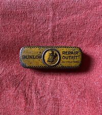 RARE OLD ORIGINAL VINTAGE DUNLOP REPAIR OUTFIT FOR CYCLE TYRES PUNCTURE TIN KIT