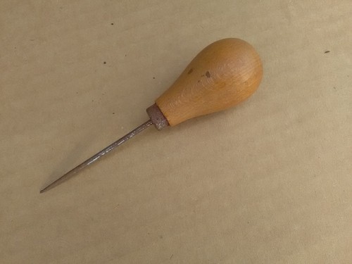 Vintage bookbinder awl - bookbinder's,