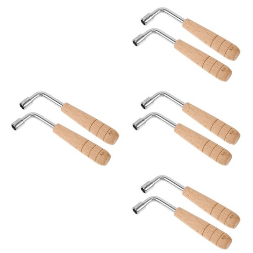 Wood handle lyre harp - wood,