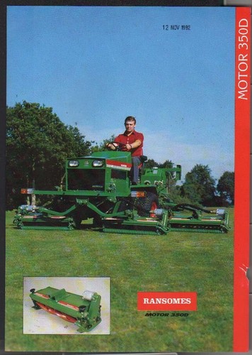Ransomes motor 350d ride - ransomes, 350d"