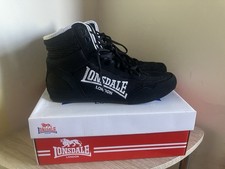 Lonsdale Men’s Boxing Boots U.K. Size 8 Black Brand New