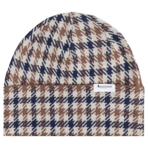 Aquascutum club check beanie - club,