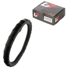 Steering Wheel Cover Ø 38X9 Cm 15X3.5 Inch Black For DAIMLER