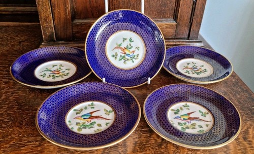 Antique saucers gilded - x,