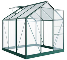 🌿 BillyOh 6x6 Premium Polycarbonate Greenhouse | Aluminium Frame | Walk-In Desi
