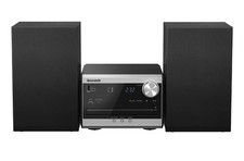 Panasonic SC-PM272 Mini System with Bluetooth, CD, DAB+ Radio – Black/Silver