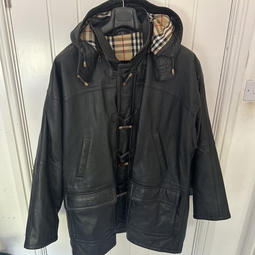 Burberry london leather duffle - burberry,