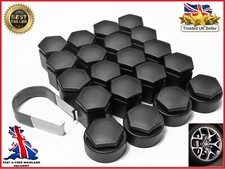 WHEEL NUT COVERS FOR VAUXHALL ASTRA MOKKA INSIGNIA B ZAFIRA LOCKING CAPS BLACK