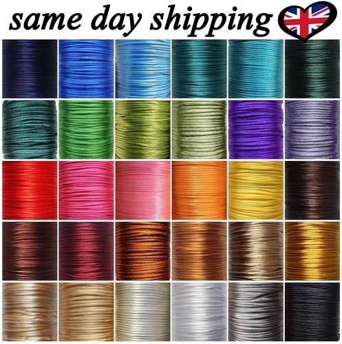 Satin cord 2mm - satin, rattail
