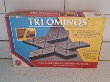 Vintage Triominos Game Peter Pan 1986 Complete Set Instructions Included