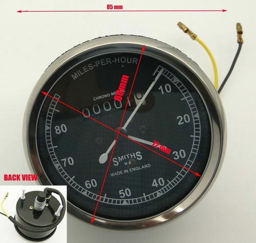 Smiths speedometer mph 80 - 80,