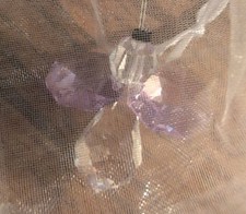 Woodstock Chimes Crystal Guardian Angel Light Amethyst New