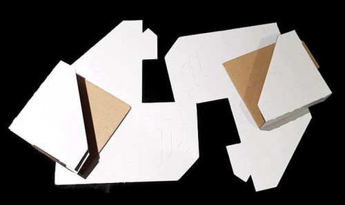 Cardboard packaging corner - cardboard,