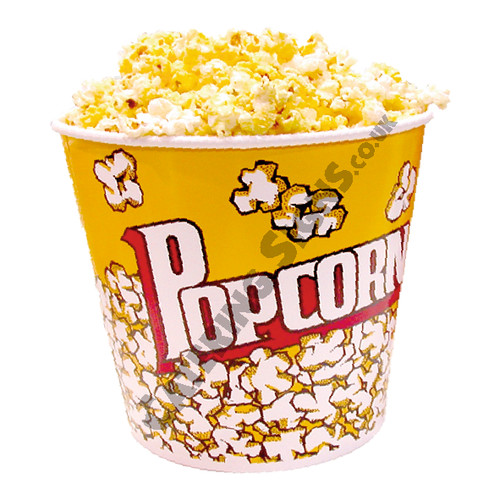 Popcorn sticker cafe decal - sticker,