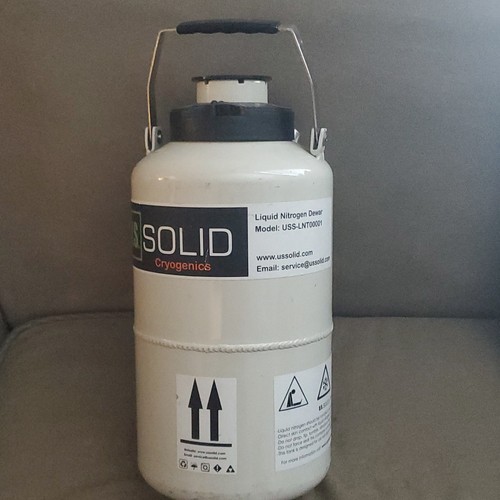 Solid liquid nitrogen - solid,