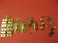 DANSETTE VINTAGE BERMUDA  RECORD PLAYER CABINET SPARES  BRASS OR NICKEL KIT
