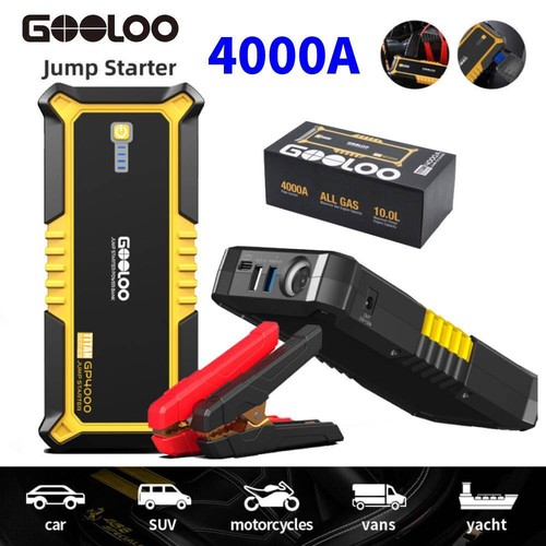 Gooloo 4000a car jump starter - gooloo,