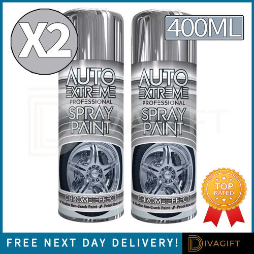 Chrome spray paint 400ml - 2,