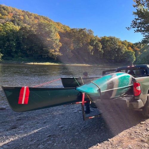 Kayak tow flag - canoe, warning