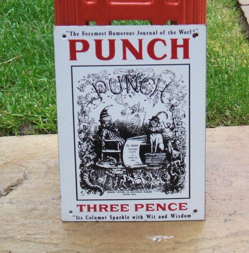 Enamel sign punch - enamel,