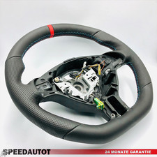 Tuning leather steering wheel flattened BMW Z3 E46 E39 steering wheel red