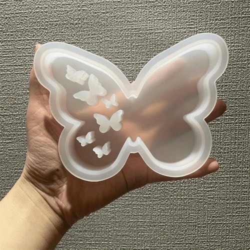 Butterfly silicone mold - butterfly, 3d