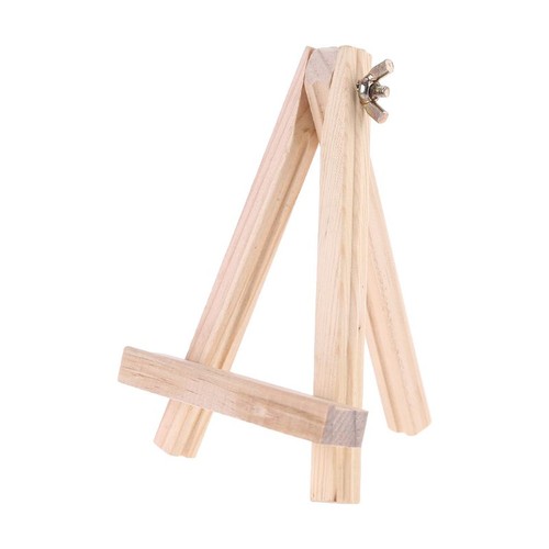 Small wooden easel shaped - easel, a-shaped