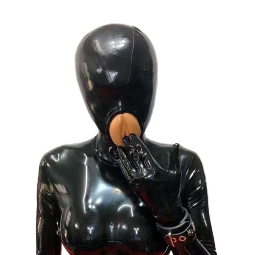 Latex hood vaginal fetish bdsm - latex,