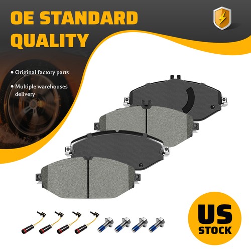 Front ceramic brake pads - pads, w/