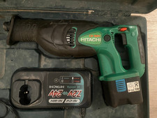 Hitachi HIKOKI 18V Recip Sabre saw CR18DV inc VC24YFA universal charger boxed