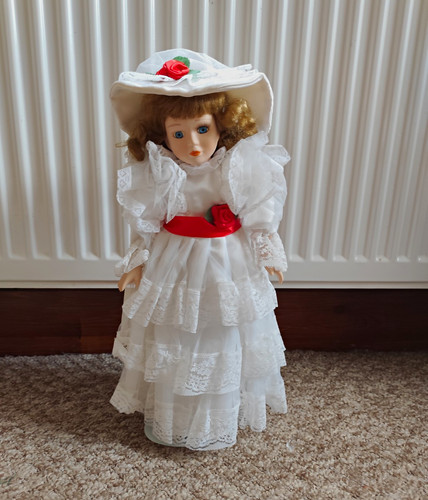 Alberon porcelain girl doll - girl,