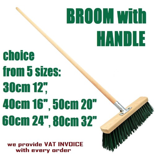 Heavy duty stiff garden - duty, broom