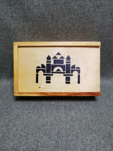 Vintage wooden toy - vintage, set