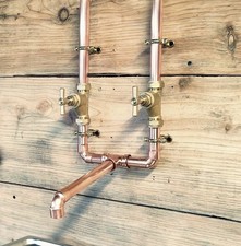 Vintage Copper Swivel Tap (22mm)
