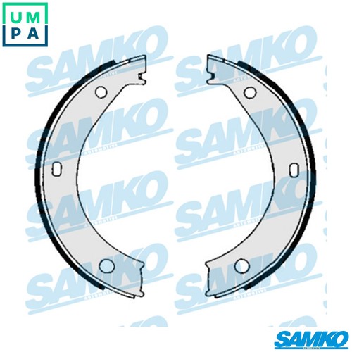 Brake shoe set parking - brake,