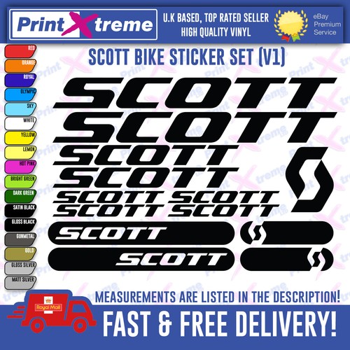 Scott bike decal - bike,