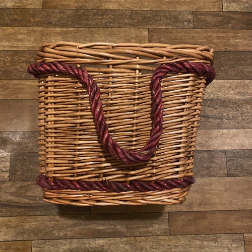 Vintage robust wicker log - wicker,