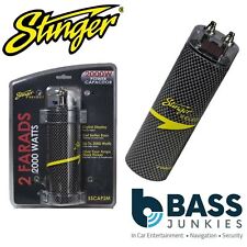 Stinger SSCAP2M 2 Farad 2000 Watt Car Amp Amplifier Digital Power Cap Capacitor