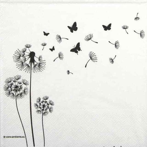 Single paper napkins - 4x,