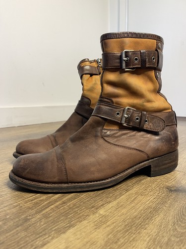 Sendra brown biker boots - sendra,