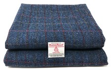 Harris Tweed Blue with Red