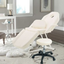 Hydraulic Beauty Salon Bed Massage Table Tattoo SPA Therapy Couch With Stool Set