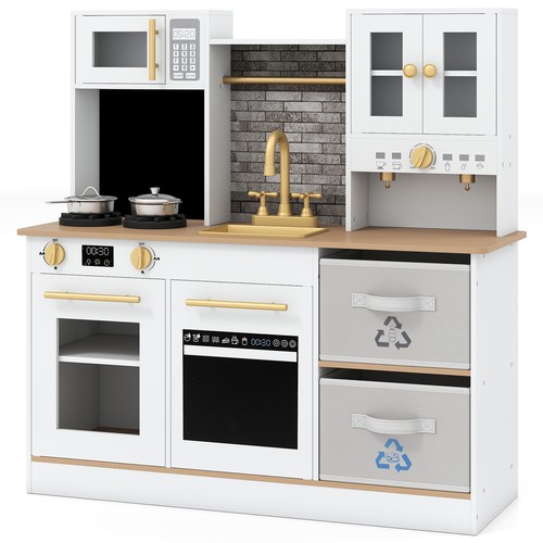 Children wooden kitchen - wooden,