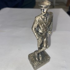 Vintage Pewter Figure Of A