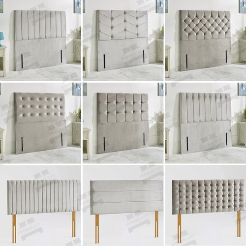 Upholstered headboard strutted - upholstered,